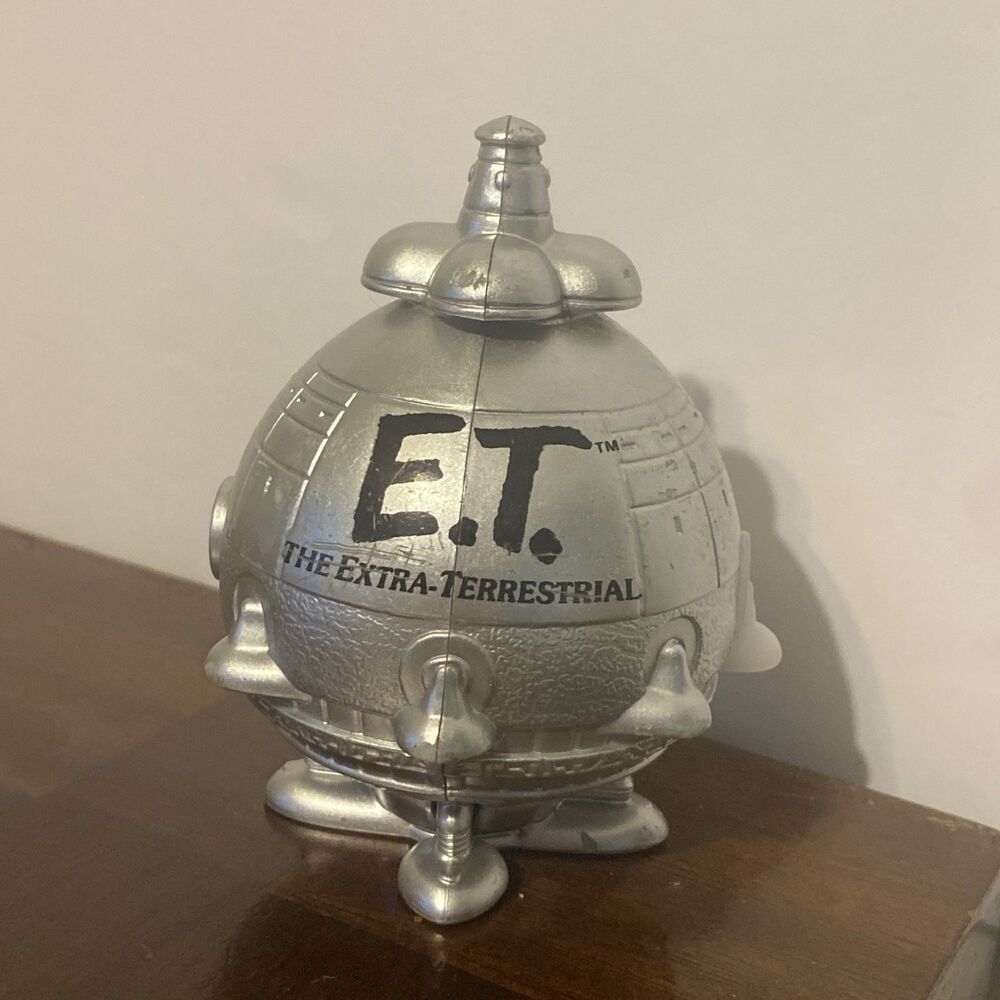 Vintage ET the Extra Terrestrial Figure Ship View Finder Wendy's Meal Toy Works